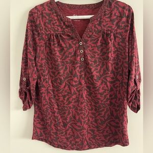 Reitmans 🇨🇦 VNeck 3/4 Sleeve Top